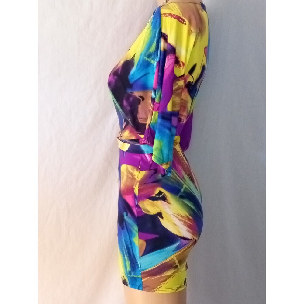 Colorful Abstract Romper - Picture 3 of 3